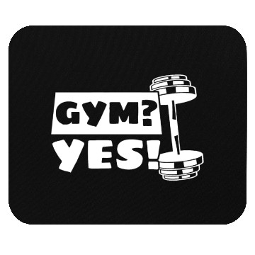 Discover Gym Strongman Fitness Bodybuilder Mouse Pads