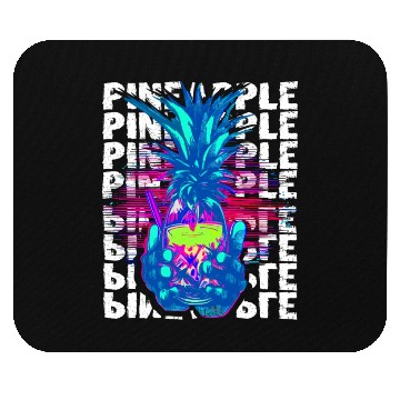 Discover Pineapple Illustration Mouse Pads