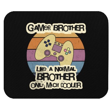 Discover Gamer Brother Mouse Pads Gift for Brother Mouse Pads Mouse Pads