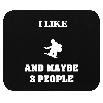 Discover Snowboarding Skiing Mouse Pads