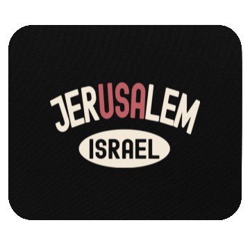 Discover Usa Jerusalem Israel Mouse Pads