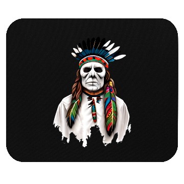 Discover Native American Chindi (ghost or spirit) Mouse Pads