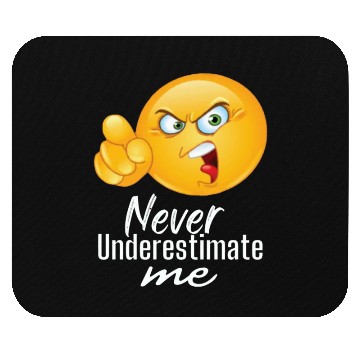 Discover Yellow face Mouse Pads