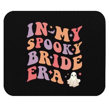 Discover In My Spooky Bride Era Halloween Wedding Bride Mouse Pads