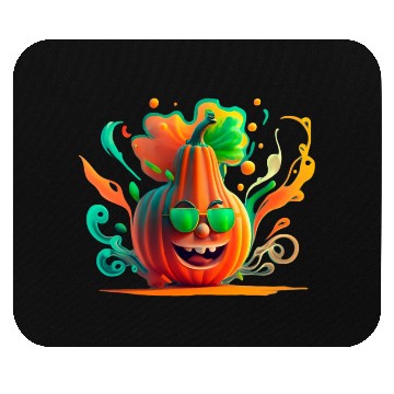 Discover Funny tropic pumpkin Mouse Pads