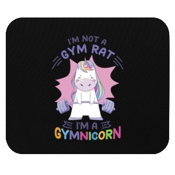 Discover Fitness Workout Bodybuilder Weightlifting Gym Mouse Pads