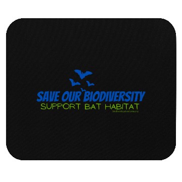Discover Protect Bat Habitat Mouse Pads