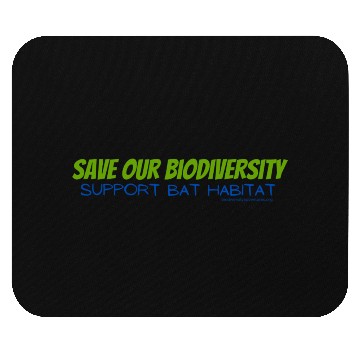 Discover Save Bat Habitat Mouse Pads