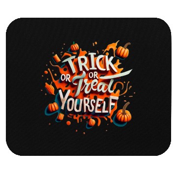 Discover Trick or treat yourself Mouse Pads