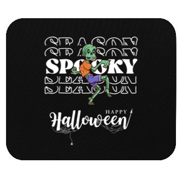 Discover Spooky Season Zombie Halloween Fall Mouse Pads