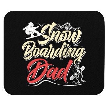 Discover Snowboarding Dad Snowboard Daddy Freestyler Mouse Pads