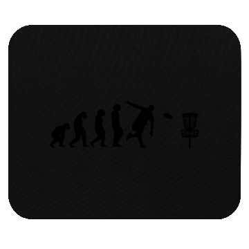 Discover Disc-Golf-Player Disc-Golfing Game Evolution Mouse Pads