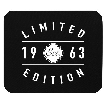 Discover Established 1963 Limited Edition 60th Birthday Mouse Pads