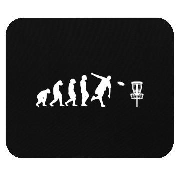 Discover Disc-Golf-Player Disc-Golfing Game Evolution Mouse Pads
