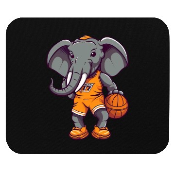 Discover Basketball elephant Mouse Pads