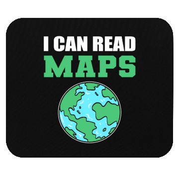 Discover Can Read Maps Geographer Gift Mouse Pads
