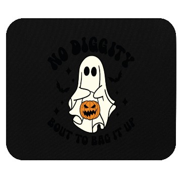 Discover Halloween Ghost No Diggity Costume Boys Girls Kids Mouse Pads