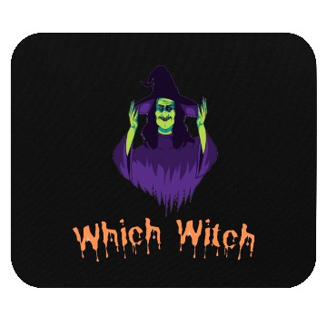 Discover Which Witch Mouse Pads - Funny Halloween vaction