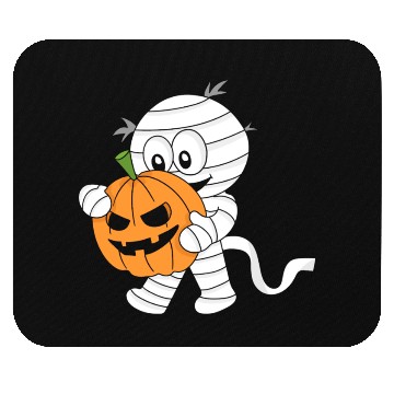 Discover Boo with pumpkin Mouse Pads - Funny Halloween
