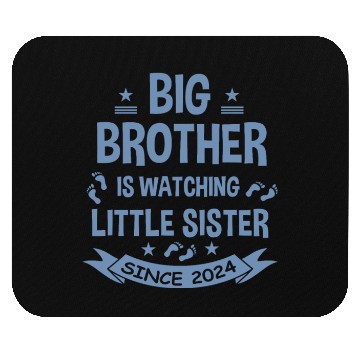 Discover The big brother takes care of the little sister in Mouse Pads
