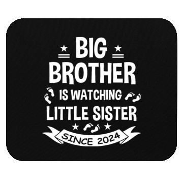 Discover The big brother takes care of the little sister in Mouse Pads