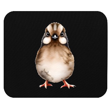 Discover Little Brown BIrd Mouse Pads