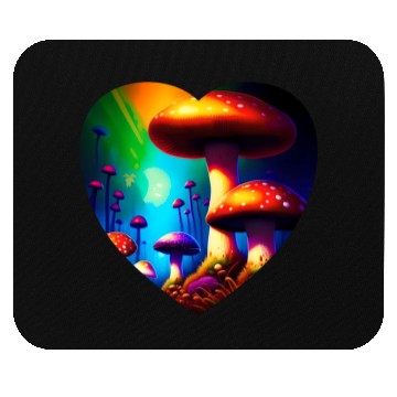 Discover Love mushrooms Mouse Pads