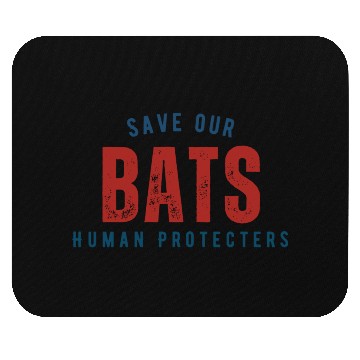 Discover Bats Human Protectors Mouse Pads