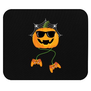 Discover Halloween Jack O Lantern Gamer Boys Kids Men Mouse Pads