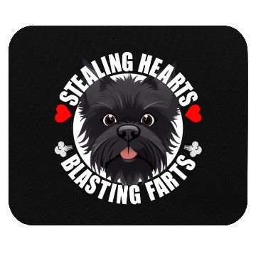 Discover Affenpinscher Comedy Stealing Hearts Blasting Mouse Pads