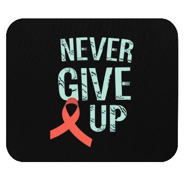 Discover Never Give Up HIV Awareness - Inspiring Resilience Mouse Pads