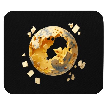 Discover cheese planet Mouse Pads
