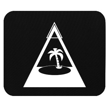 Discover Palm Tree With Triangles Mouse Pads