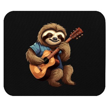 Discover Sloth Guitar Player Mouse Pads