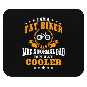 Discover Funny Fat Biker Dad Outfit Men Mouse Pads