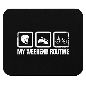 Discover My Weekend Routine Mouse Pads