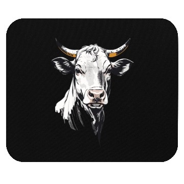 Discover Cow retro Mouse Pads