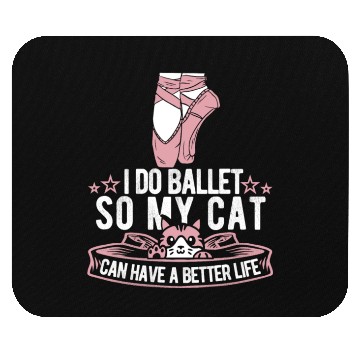 Discover Ballet Ballerina Cat Mouse Pads