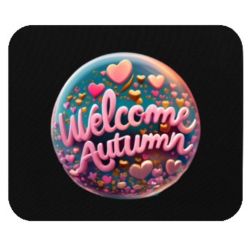 Discover Green and Yellow Truck Illustration Autumn Mouse Pads