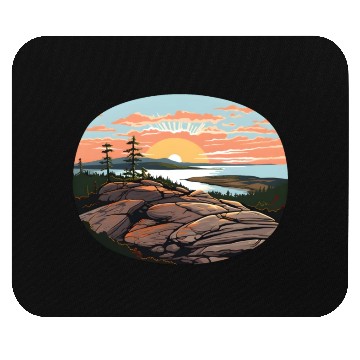 Discover Cadillac Mountain Sunrise Mouse Pads
