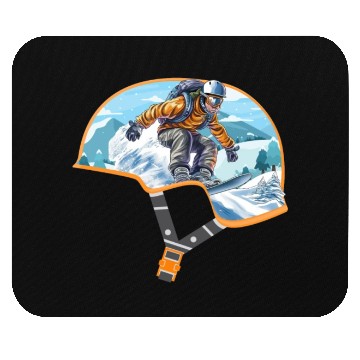 Discover Snowboarding SNOWBOARD Mouse Pads Snowboarder Freestyle