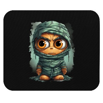 Discover Halloween Spooky Cartoon Mummy Mouse Pads