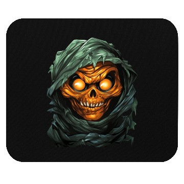 Discover Halloween Spooky Cartoon Mummy Mouse Pads
