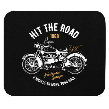 Discover Classic bike, hit the road Mouse Pads