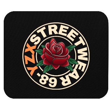 Discover Streetwear red rose Mouse Pads