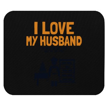 Discover I Love My Husband Baking Bread Expert Pastry Chef Mouse Pads