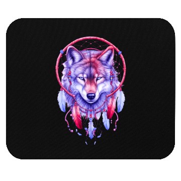 Discover Whimsical Wilderness Wolf Mouse Pads
