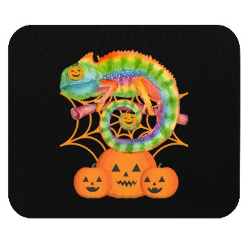 Discover halloween Chameleon Mouse Pads