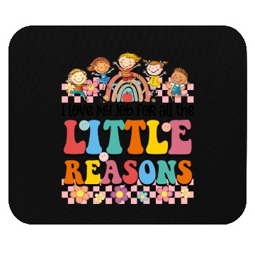 Discover I love my job Mouse Pads