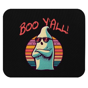 Discover Boo Y`All! funny ghost Mouse Pads